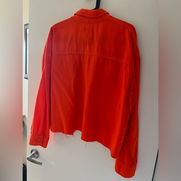 Top Shop Orange Jacket - Picture 3 of 4